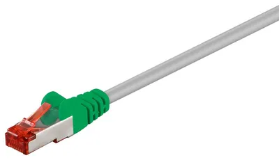 Zdjęcie produktu dla Goobay 68456, 1 m, Cat6, S/FTP (S-STP), RJ-45, RJ-45, Zielony, Szary