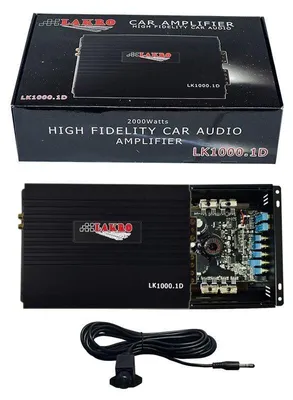 Productafbeelding van LAKRO LK1000.1D monoblock versterker - 1000 W RMS - 1 ohm