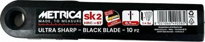 Image de 10 lames de cutter black blade sk2 - METRICA - 49058
