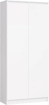 Zdjęcie produktu dla Regał R80 AKORD Biały 80x35x180 cm
