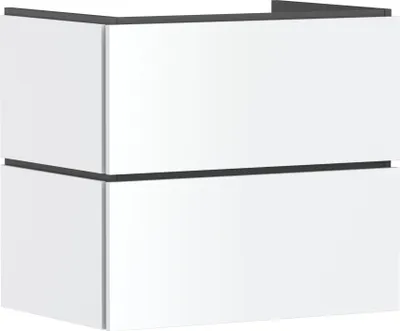 Immagine prodotto di hansgrohe Xilesa E meuble sous-lavabo pour lavabos, 2 tiroirs, 680x470x620mm, 54258700, 54258700