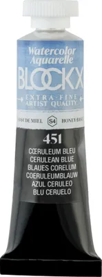 Produktbild von Blockx 3x Aquarellfarbe, Azurblau - Tube 15ml - Cœruleum blau 44451BXC