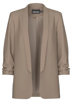 Productafbeelding van PIECES Damen blazer, model Pcboss Noos, 3/4 mouwlengte, merk Fossil
