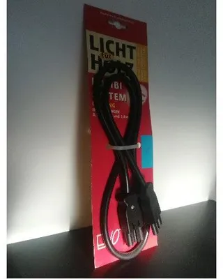Produktbild von Evotec Wipo Verbindungsleitung mit Wieland Stecker 1m schwarz 230V