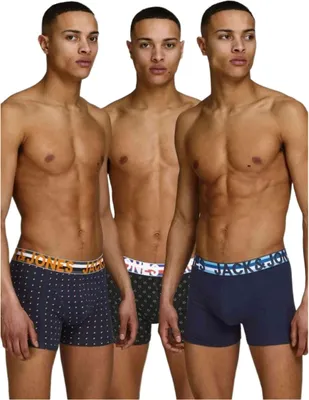Produktbild von Jack & Jones Trunks 3 Pack Unterhose Shorts JACHENRIK