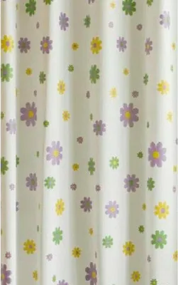 Obrázek produktu pro Sprchový závěs 180x200cm, vinyl, květinový vzor