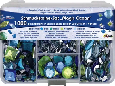 Productafbeelding van KREUL Sierstenen-set Hobby Line "Magische Oceaan"