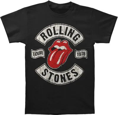 Produktbild von The Rolling Stones - Tričko "US Tour 1978" pre mužov/dámy Uni RO224 (XL) (Black)