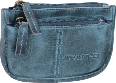 Produktbild von Leder Schlüsseltasche Schlüsselmäppchen, blau