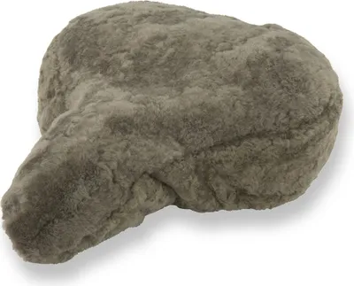 Produktbild von Reissner Lammfelle Fahrradsattel Bezug Fahrradsattelüberzug aus echtem Merino Lammfell FSB-A-1-MAU Mausgrau 30x20cm Gr.1