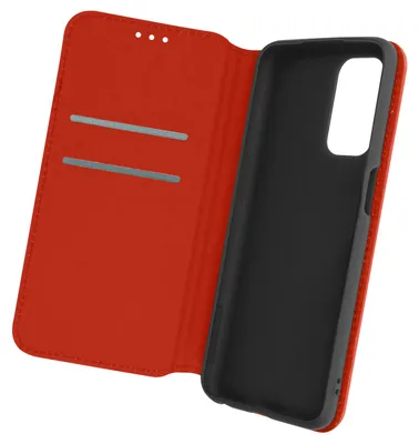 Immagine prodotto di Custodia in Pelle finta Classic Edition, flip case per Oppo A54 5G / A74 5G - Rosso