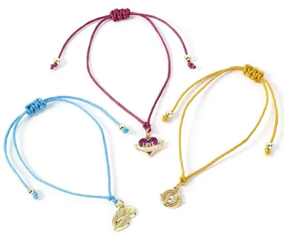 Productafbeelding van Harry Potter vriendschapsarmbandjes set, Gouden Snitch, meerkleurig