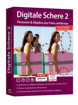Produktbild von Digitale Schere 2 – Objekte & Personen aus Fotos entfernen, KI-basierte Bildbearbeitung