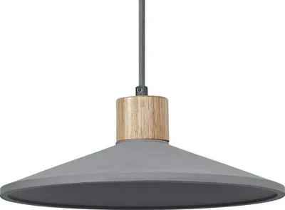 Produktbild von Osram Hängeleuchte Pendelleuchte Concrete Wood ø32cm Grau Holz Beton Lampe E27