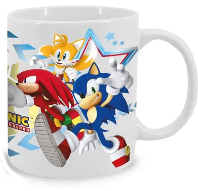 Productafbeelding van Bekertje Sonic The Hedgehog, 325 ml - Officieel product, KIDS LICENSING