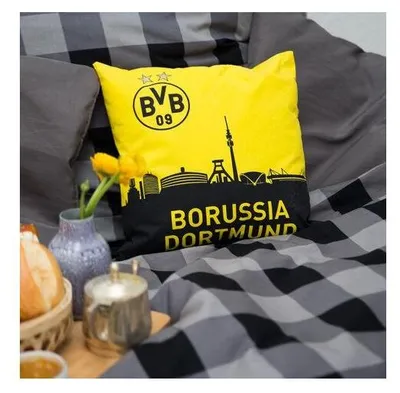 Produktbild von BVB Kissen mit Skyline 40x40cm Dekokissen