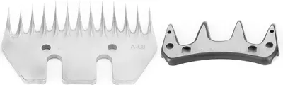 Produktbild von Nerezové ovčí nůžky Blade vysoká tvrdost řezání stříhací nůžky náhrada (13 zubů rovný nůž (+ Swing Blade) )