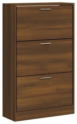 Zdjęcie produktu dla vidaXL Szafka na buty dąb brązowy 63x24x103 cm materiał drewnopochodny