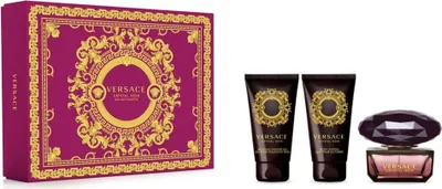 Zdjęcie produktu dla Versace Crystal Black Lote 3 Piezas