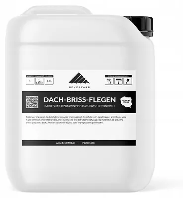 Zdjęcie produktu dla Bezbarwny Impregnat do Dachówki Betonowej Bekerfarb Hydrofobowy 2.5l