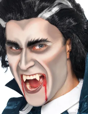 Produktbild von Halloween Vampirzähne rosa-weiss - Einheitsgröße