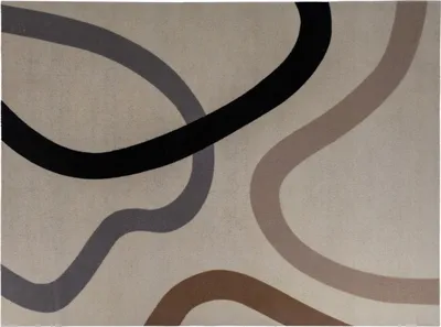 Produktbild von Primaflor Schmutzfangmatte VELVET - Line Art - 90x120cm - Strapazierfähige Türmatte, Rutschfester Türvorleger, Sauberlaufmatte Modernes Design