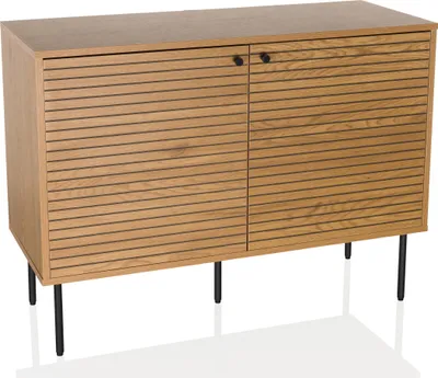 Produktbild von hjh LIVING Sideboard LINNO S Kommode Schrank Knopfgriff 74.0 x 100.0 x 40.0 cm