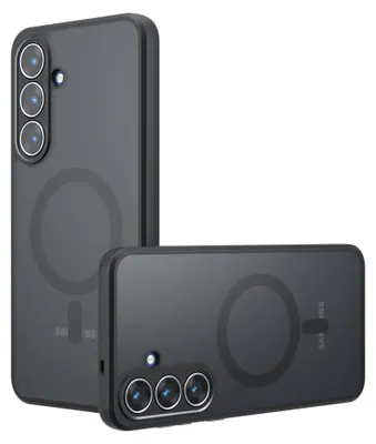 Zdjęcie produktu dla Techsuit - PureFrost etui MagSafe do Samsung Galaxy S25 FE – matowo-czarne