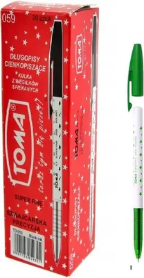 Immagine prodotto di Toma Superfine To-059 Verde Biros 20 Pz