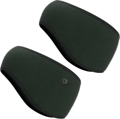 Produktbild von Fleece-Ohrwärmer 2 Stück – warme Sportstirnbänder – Lauf- und Fahrradzubehör