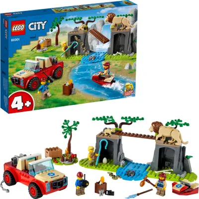 Produktbild von LEGO 60301 City Wildlife Tierrettungs-Geländewagen Spielzeugauto, Geländewagen