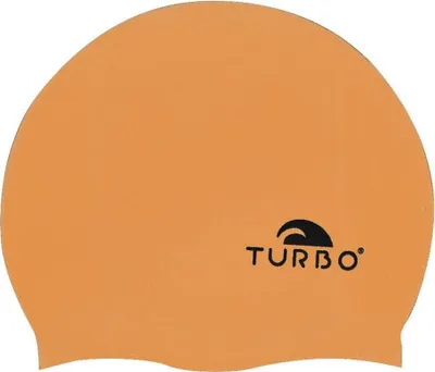 Produktbild von Turbo Silicone Badekappe Orange Orange One Size
