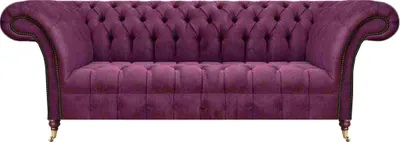 Immagine prodotto di Divano a tre posti divano da salotto mobili imbottiti divani mobili Chesterfield