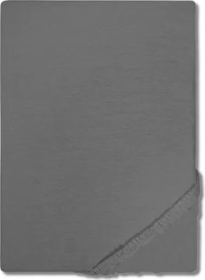Produktbild von Setex Feinbiber Spannbettlaken anthrazit 90x200 cm