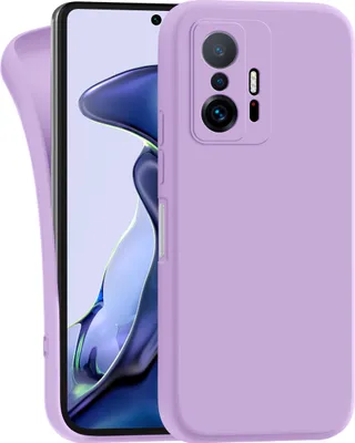 Produktbild von Hülle für Xiaomi 11t Pro | Xiaomi 11t - Handyhülle mit Kameraschutz Cover aus Silikon in Lila