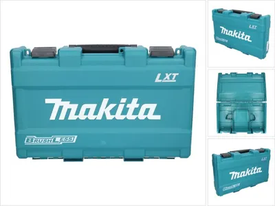 Produktbild von Makita Transportkoffer für DDF, DHP 482, 487, DTD 152, 153, 154, 156, 157, 171, 172, 470 x 310 x 125 mm (LxBxH), Stauraum für Ladegerät und bis zu zwei Akkus