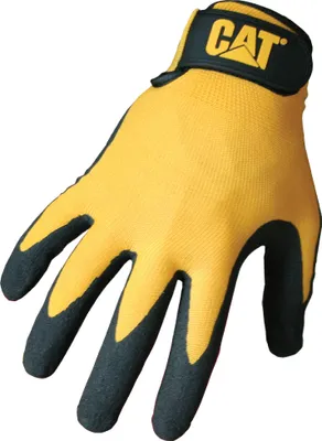 Image de Caterpillar Cat017416l Gants de travail Jaune L Jaune L