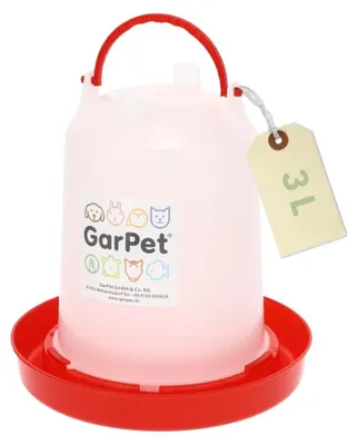 Produktbild von Hühnertränke Hühner Zubehör Wassertränke Hühner Geflügeltränke Automatisch Wasserversorgung Für Geflügel Tränke Kükentränke Wasserspender Wachteltränke 3 L