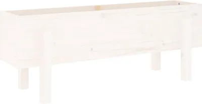 Obrázok produktu pre vidaXL Zvýšená posteľ biela 101x30x38 cm z masívneho borovicového dreva