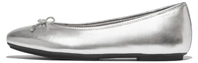 Obrázok produktu pre Baletné topánky FitFlop Mary Jane pre dámy, farby: béžová, strieborná, veľkosť: 36 EU