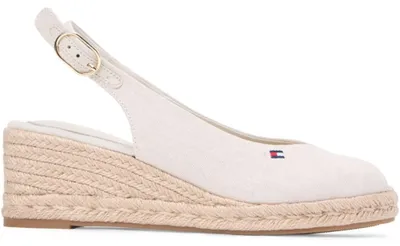 Produktbild von Tommy Hilfiger Mid Wedge Keilsandalette Beige in Gr. 39