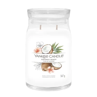 Produktbild von Yankee Candle Signature, Zylinder, Weiß, Kokosnuss, Ananas, Vanille, 90 h, 1 Stück(e)