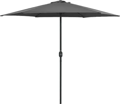 Obrázek produktu pro Zahradní slunečník s hliníkovou tyčí 270 x 246 cm antracitový