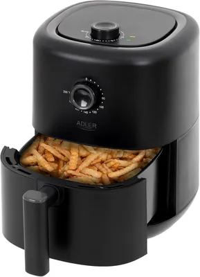 Produktbild von JUNG ADLER AD6310 Airfryer Heißluftfritteuse 3L, Fritteuse 30 min. Timer, automatische Abschaltung, 1300W, Friteuse, Heissluftfriteuse - 23 x 29 x 31