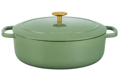 Produktbild von BALLARINI BELLAMONTE Cast iron pot oval 4.5 ltr  green