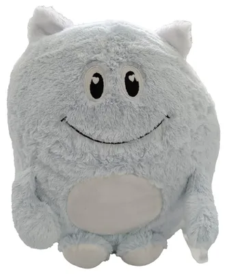 Produktbild von Monster Kuschelkissen Plüsch Kinder Kissen bleu Dekokissen mit Füllung ca. 45 cm Autokissen