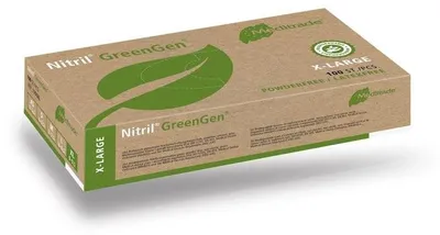 Obrázok produktu pre Meditrade® 1293XL Meditrade® unisex Einmalhandschuhe Nitril® GreenGen® grün Größe XL 100 St.