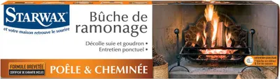 Image de Bûche De Ramonage Chimique Nettoyante Et Dégoudronnante - Starwax