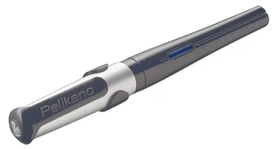 Produktbild von Pelikan Füllhalter Pelikano Feder L Linkshänder ergonomisch nachfüllbar für Kinder Schule Schwarz