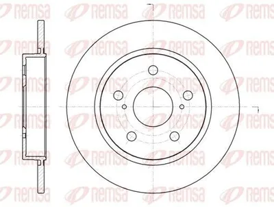 Produktbild von 2x REMSA Bremsscheibe 61044.00 hinten für TOYOTA AURIS (NZE18_ ZRE18_) 270mm